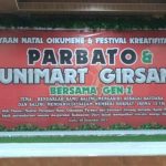 Milineal Padati Natal Okumene & Festival Kreativitas Parbato -Junimart