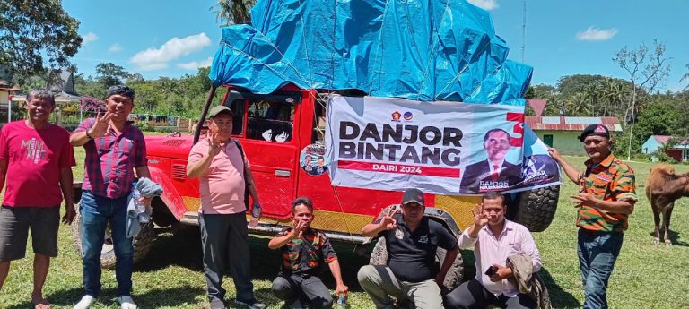 Danjor Bintang Bantu Sembako Korban Bencana Tanah Pinem