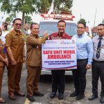 Terima 1 Unit Mobil Ambulance dari CSR PT Bank Sumut