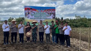 Pemkab Dairi  Dukung Gugus Tugas Polri Sukseskan Ketahanan Pangan