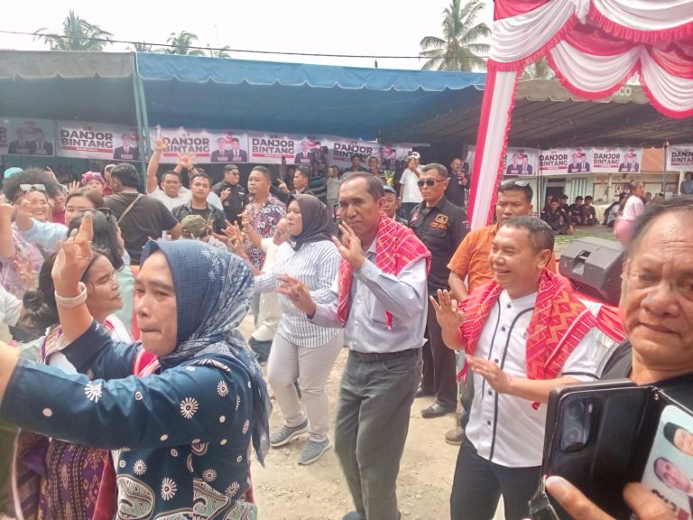 Elektabilitas Terus Naik Kampanye Danjor Bintang di Tigalingga Meriah