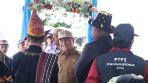 Pj Bupati Dairi Bersama Forkopimda  Monitoring Ke TPS