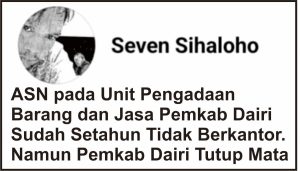 Setahun ASN Tidak Ngantor, Pemkab Dairi Tutup Mata