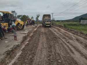 Genangan Air di Desa Bantun Kerbo Ditangani