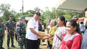 Vickner Sinaga Hadiri Upacara Penutupan TMMD ke-124