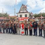 Pasukan LMP  Hadiri  HUT RI 80 se Dairi