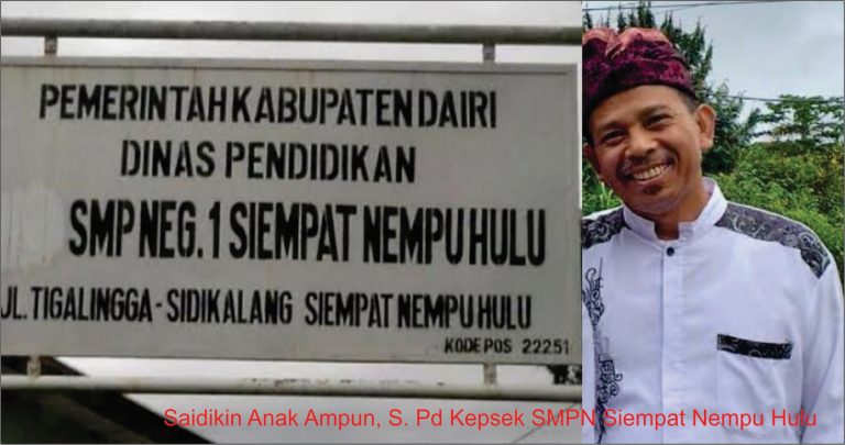 Cengeng ! Ancaman Mundur Kepsek SMPN 1 Sinehu Sinetron Murahan