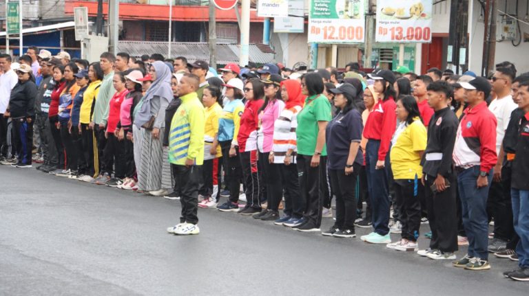 Wahyu Sagala Pimpin Upacara Hari Olahraga Nasional