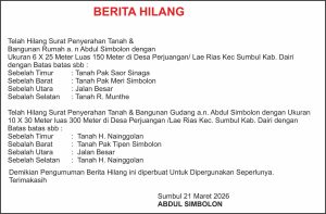Berita Hilang