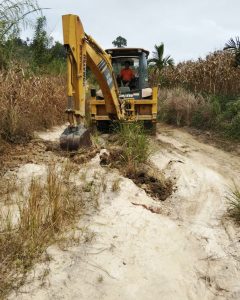 Pemkab Dairi Tangani Jalan Amblas Parbuluan III