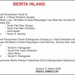 Berita Hilang