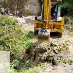 Pemkab Dairi Tangani Jalan Amblas  Desa Liang Jering