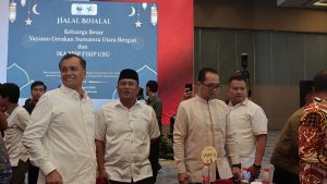 Wakil Bupati Dairi Hadiri Halal Bihalal Keluarga Yayasan Gerakan Sumatera Utara Berbagi