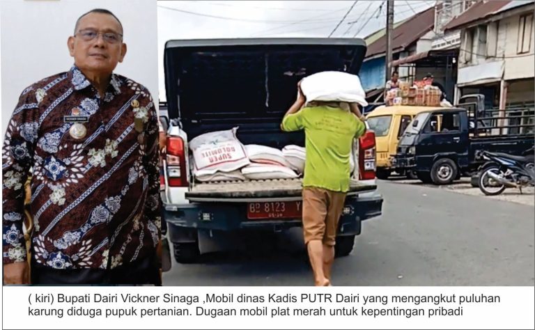 Mobnas Kadis PUTR Kepentingan Pribadi, Bupati Dairi Tegaskan Aturan