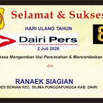 Iklan Ucapan Selamat & Sukses HUT Dairi Pers ke 8 dari Kades Bonian