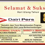 Iklan Ucapan Selamat & Sukses HUT Dairi Pers Ke 8 dari Dinas Pendidikan Dairi