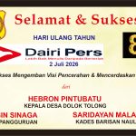 Iklan Ucapan Selamat HUT Dairi Pers ke 8 Dari Kepala Desa Dolok Tolong, Pangguran & Barisan Nauli