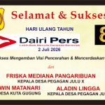 Iklan Ucapan Selamat HUT Dairi Pers ke 8 Dari Kepala Desa Peg. Julu X, Peg. Julu IX dan Kuta Gugung