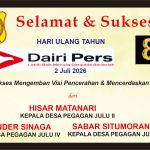 Iklan Ucapan Selamat HUT Dairi Pers ke 8 Dari Kepala Desa Pegagan Julu II, Peg. Julu IV dan Peg. Julu V