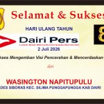 Iklan Ucapan Selamat & Sukses HUT Dairi Pers ke 8 dari Kepala Desa Siboras
