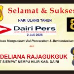 Iklan Ucapan Selamat & Sukses HUT Dairi Pers ke 8 dari Camat Siempat Nempu Hilir