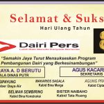 Iklan Ucapan Selamat & Sukses HUT Dairi Pers Ke 8 dari Dinas PUTR Dairi