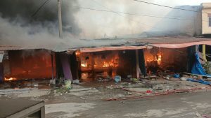 Kebakaran Jalan Tapanuli Sidikalang