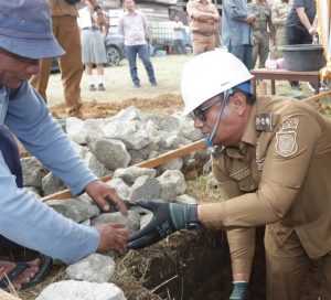 Peletakan Batu Pertama Pembangunan Gedung TK Negeri Pembina Sidikalang II
